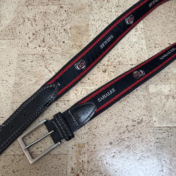 Sahalee Country Club Other - Sahalee Country Club Leather & Webbing Logo Golf Belt Sammamish WA 32/80 USA
